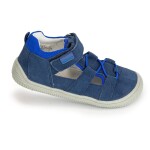 Chlapecké sandály Barefoot KENDY DENIM, Protetika, tmavě modrá - 22