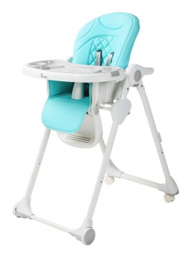 Jídelní židlička Bo Jungle B-Dinner Chair Wheely - Blue
