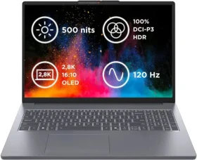 Lenovo IdeaPad Slim 3 16ARP10 šedá / 16" 2.8K / AMD Ryzen 5 7535HS / 24GB / 1TB SSD / AMD Radeon / W11H (83K80052CK)