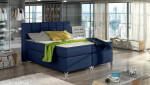 Boxspring Basilio Rozměr: 180 x 200 cm, látka: Riviera 36, Varianta: Bez LED osvětlení