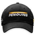 Fanatics Pánská kšiltovka Pittsburgh Penguins NHL Authentic Pro Game & Train Unstr Adj Black