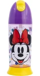STOR Láhev na pití Minnie Mouse 280 ml / Bezpečnostní zátka / Brčko / Bez bisfenolu a ftalátů (81235)