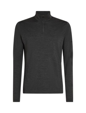 ICEBREAKER Mens 200 MFine Ace LS Half Zip Mock Neck, Jet Hthr-011 (vzorek) velikost: M