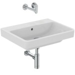 IDEAL STANDARD - i.Life B Umyvadlo 60x48 cm, s přepadem, bez otvoru pro baterii, bílá T684501