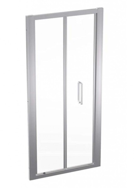 GEBERIT - GEO Sprchové dveře 90x190 cm, stříbrná/čiré sklo 560.126.00.2