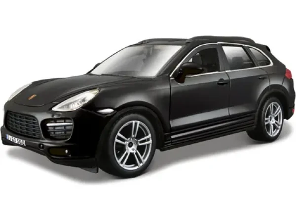 Bburago Plus Porsche Cayenne Turbo / měřítko 1:24 / od 3 let / černá (BB18 21056B)