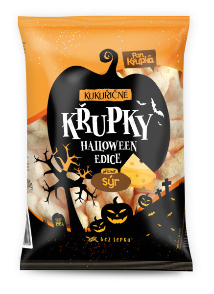 Křupky Halloween sýrové 150g