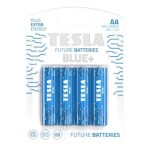 TESLA BLUE+ Zinc Carbon tužková baterie AA (R06) 4 ks / blister (1099137197)