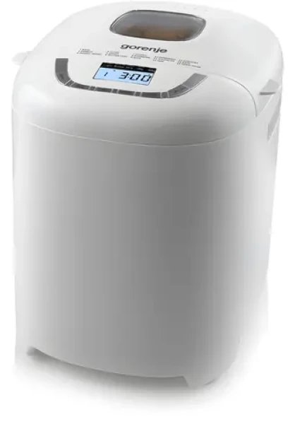 Gorenje BM910WII bílá / Domácí pekárna / 550 W / 0,9 kg / 15 programů / LCD (3838782069758)
