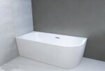 HOPA - Volně stojící vana LUXURY bílá, se štěrbinovým přepadem - Barva sifonu - Chrom, Rozměr vany - 170 × 80 Způsob provedení - Levé VANAVN170L