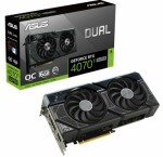 ASUS GeForce RTX 4070 Ti SUPER DUAL OC Edition 16GB 1980-2475MHz 16GB GDDR6x 256-bit