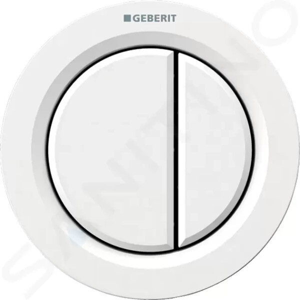 GEBERIT - Splachovací systémy Oddálené ovládání typ 01, pneumatické, pro 2 množství splachování, alpská bílá 116.050.11.1