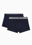 Pánské boxerky 2PACK tm. modré Emporio Armani