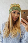 Fleecová čepice Patrycja K254 green neon+green UNI