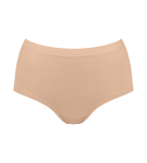 Dámské kalhotky GO Sense Highwaist 2P - BROWN - sv. béžové 1195 - SLOGGI PEANUT BUTTER XL