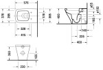 DURAVIT - DuraStyle Stojící WC, s HygieneGlaze, bílá 2150092000