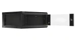 Lanberg Rack 4U 600x600 černá / Nástěnný rozvaděč / 19" / Flat pack (WF01-6604-10B)
