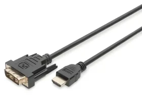 Digitus HDMI A - DVI(18+1) černá / Kabel / 2 m / Full HD (DB-330300-020-S)