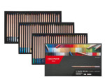 Caran D'Ache Pastel Pencils sada 76 barev, grafitová tužka, uhel