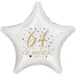 64. narozeniny balónek hvězda Balonky.cz 64. narozeniny balónek hvězda Balonky.cz