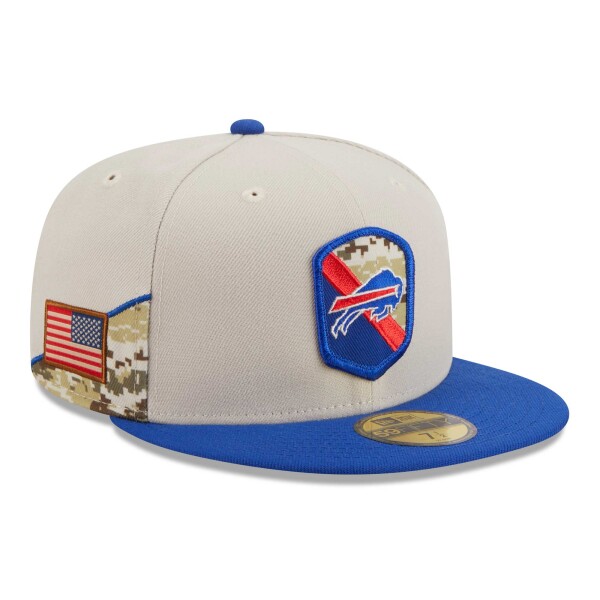 New Era Pánská kšiltovka Buffalo Bills NFL 2023 Salute to Service 59FIFTY Fitted Velikost: 7 1/2