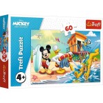 TREFL Puzzle Mickey Mouse Na pláži 60 dílků