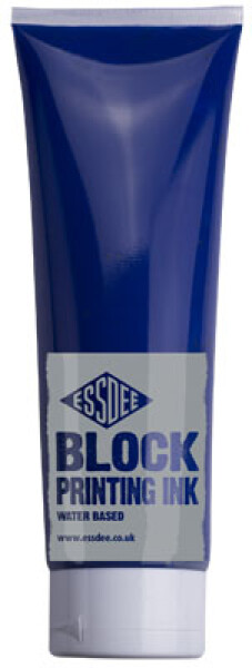 EssDee Block Printing Ink barva na linoryt 300 ml modrá