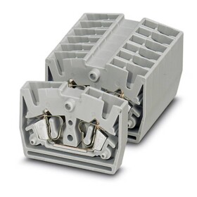 Phoenix Contact 3244067 průchodková svorka 5.2 mm pružinová svorka šedá 50 ks