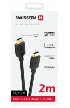 SWISSTEN Kabel HDMI 2.0 HDMI 2.0 4K 60Hz