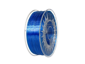 PET-G filament 1,75 mm super modrý transparentní Devil Design 1 kg