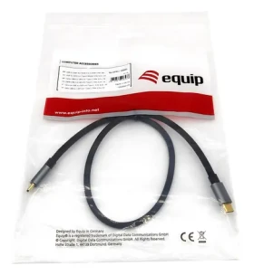 Equip USB-C na USB-C černý / Kabel / USB 3.2 Gen 2 / 10 Gbit/s / PD 100W / 0,5 m (128353)