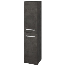 Dřevojas - Vysoká skříň DOS SVD2 35 - D16 Beton tmavý / Úchytka T01 / D16 Beton tmavý / Pravé 210359AP