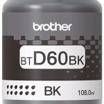 Brother originální ink BTD60BK, black, 6500str., 108ml, Brother DCP T310, DCP T510W, DCP T710W