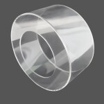 Akrylový stojan na dorty průhledný, kulatý-25x10cm