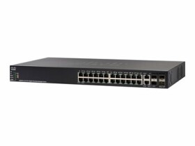 Cisco SG550X-24MP / Gigabit switch / 24x RJ-45 / 2x SFP+ / 2x combo 10 Gbit SFP+ / USB / PoE / QoS / VLAN (SG550X-24MP-K9-EU)