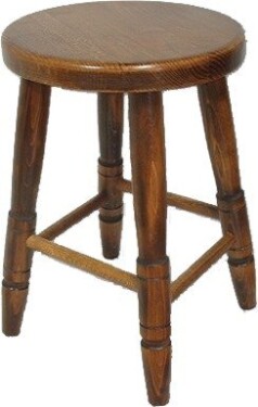 KLASA-NÁBYTEK.cz Taburet TAB B nízký pr.30 cm - buk ROZMĚR: (pr. x v): 30 x 31 cm