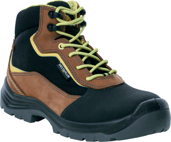 Kotníková pracovní obuv Delta Plus JAYA S3S SR Barva: Hnědá, Velikost boty: 44, Hnědá
