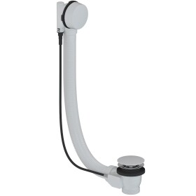 CERANO Vanová souprava ovládací bovdenem 6/4“ - zátka 72mm - bílá lesklá - 80 cm