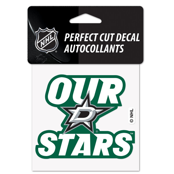 Wincraft Samolepka Dallas Stars NHL Perfect Cut Decal SLOGAN% 1 ks