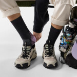 SMARTWOOL Wmns Hike Targeted Cushion Crew Socks, Charcoal (vzorek) velikost: M