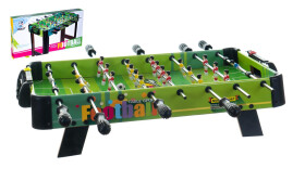 Kopaná/Fotbal společenská hra 71x36cm dřevo kovová táhla s počítadlem v krabici 67x7x36cm