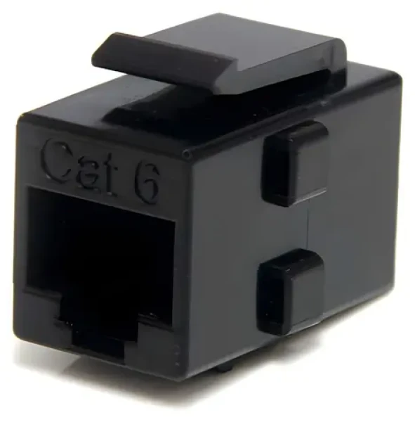 StarTech Keystone Jack CAT6 černá / Keystone Jack / RJ-45 / propojka kabelů (C6KEYCOUPLER)
