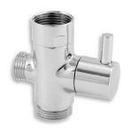 NOVASERVIS - Keramický přepínač vanové panelákové baterie chrom PR/94475,0