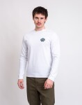 Tričko Patagonia M's L/S Great Waves Responsibili-Tee® Fiber White