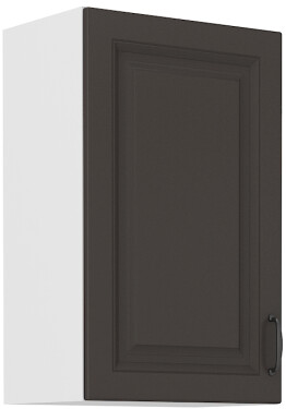 Horní skříňka Stilo 45 G-72 1F Barva korpusu: Bílá, Barva dvířek: Grafit