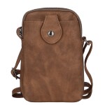 Menší dámská crossbody kapsa Lóra, hnědá