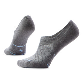 Dámské merino běžecké ponožky SMARTWOOL Women's Run Targeted Cushion No Show Soc, Medium Gray velikost: 42-45 (L)
