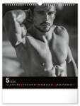Nástěnný kalendář 2026 NOTIQUE - Men, 30 x 34 cm