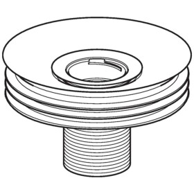 GEBERIT - Příslušenství Sifonový adaptér pro bezvodé pisoáry, průměr 125 mm 116.062.00.1