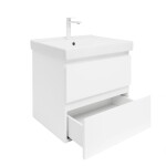 Koupelnová skříňka s umyvadlem SAT B-Way 59x50x45 cm bílá lesk BWAY260WU1BBI BWAY260WU1BBI